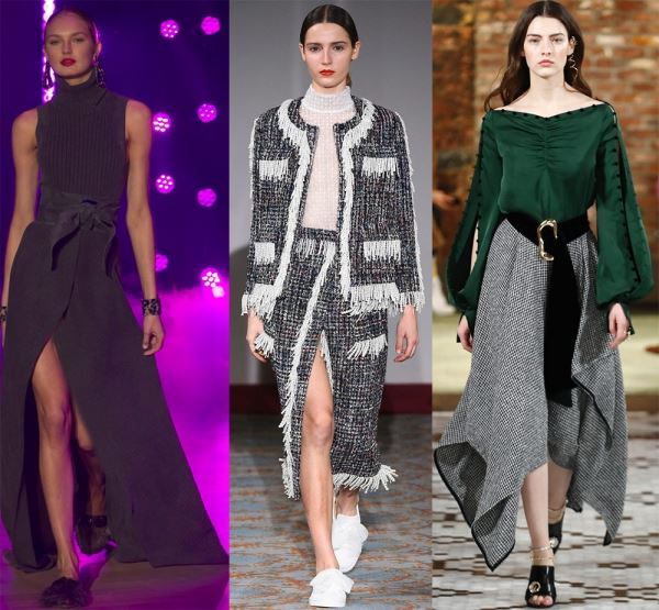 Модные и красивые юбки с запахом 2018-2019