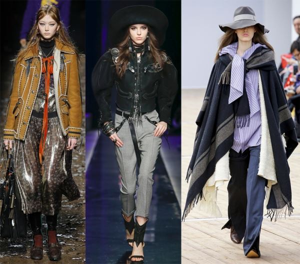 Женская мода 2018-2019 с элементами ковбойского стиля